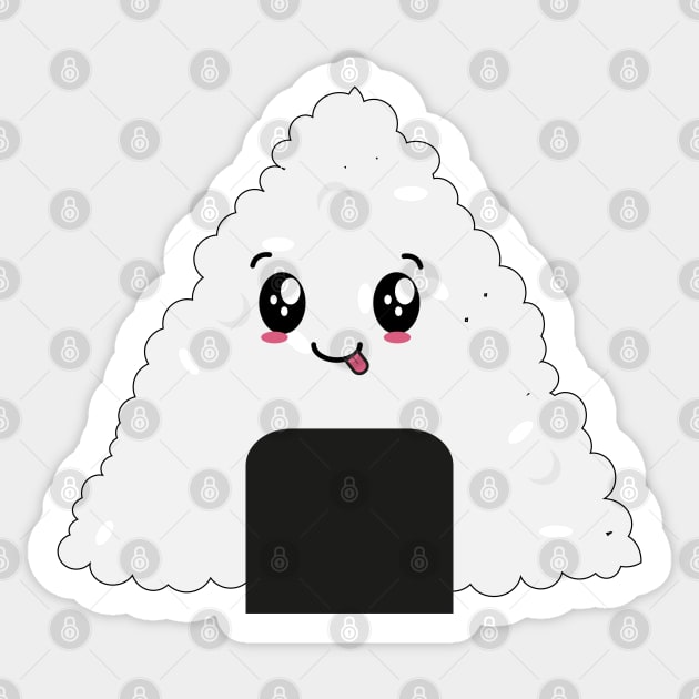 Cute Onigiri Sushi Kawaii Sticker by IstoriaDesign